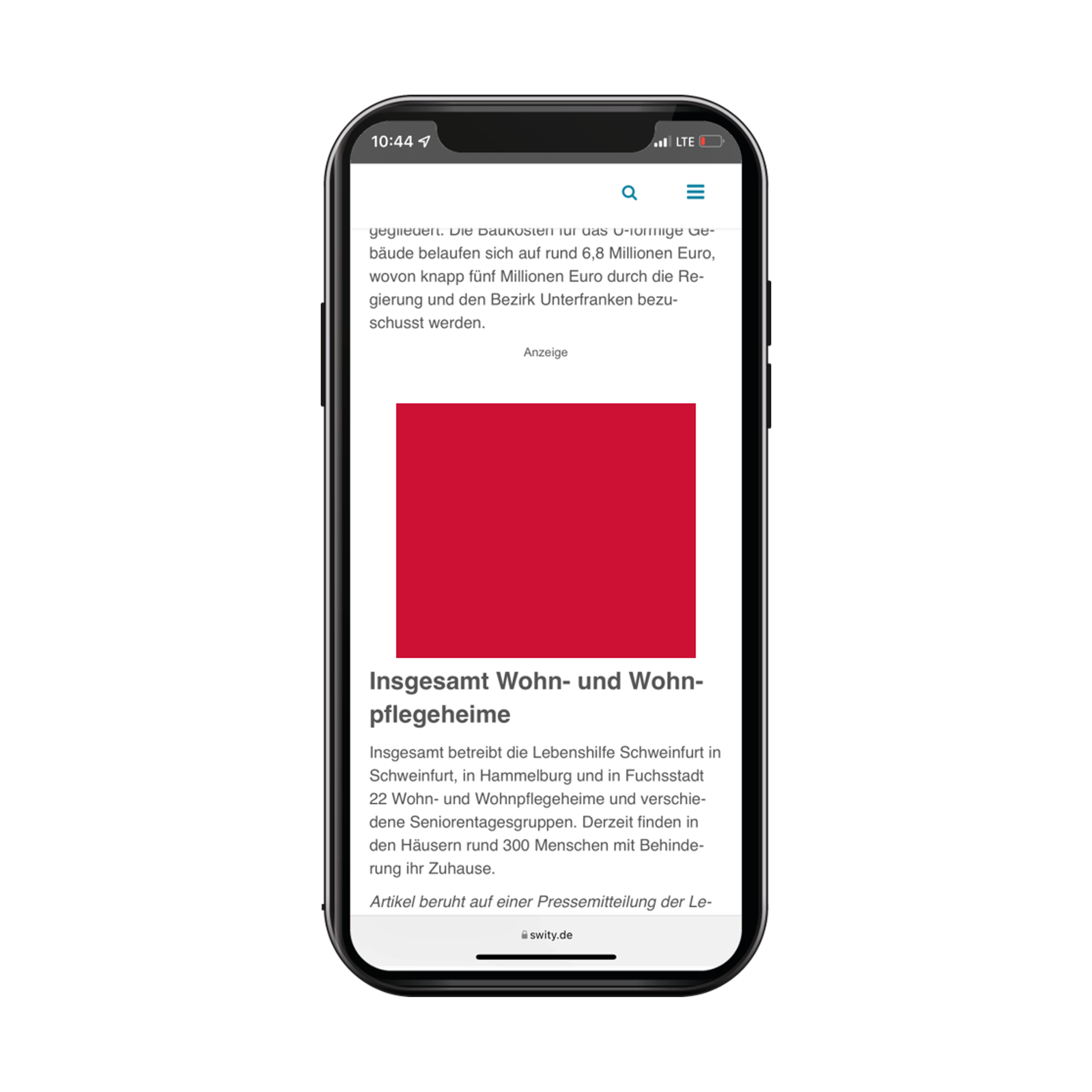 Mobile Content Ad