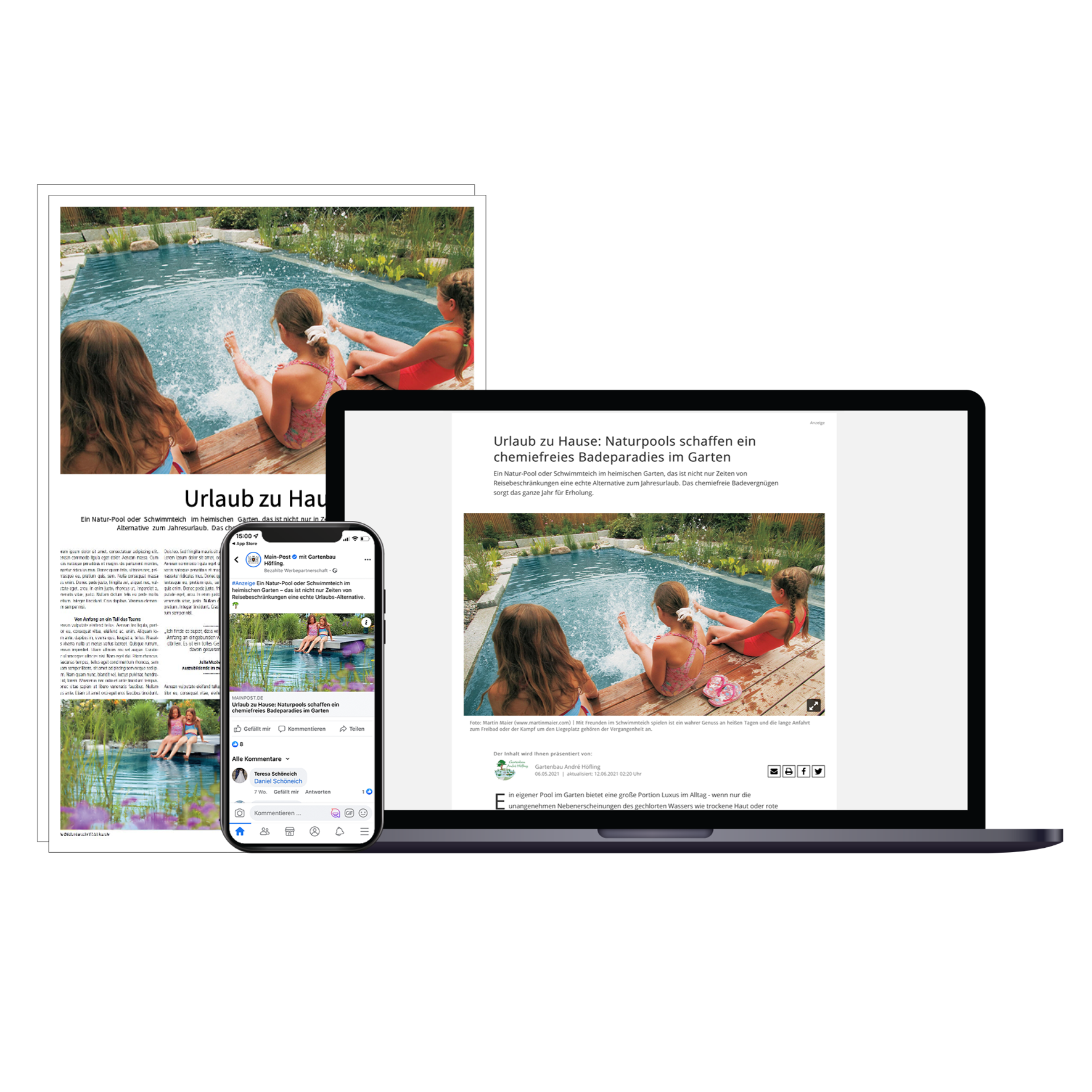 Native Advertising Print & Digital (Anzeigenblatt & mainpost.de)