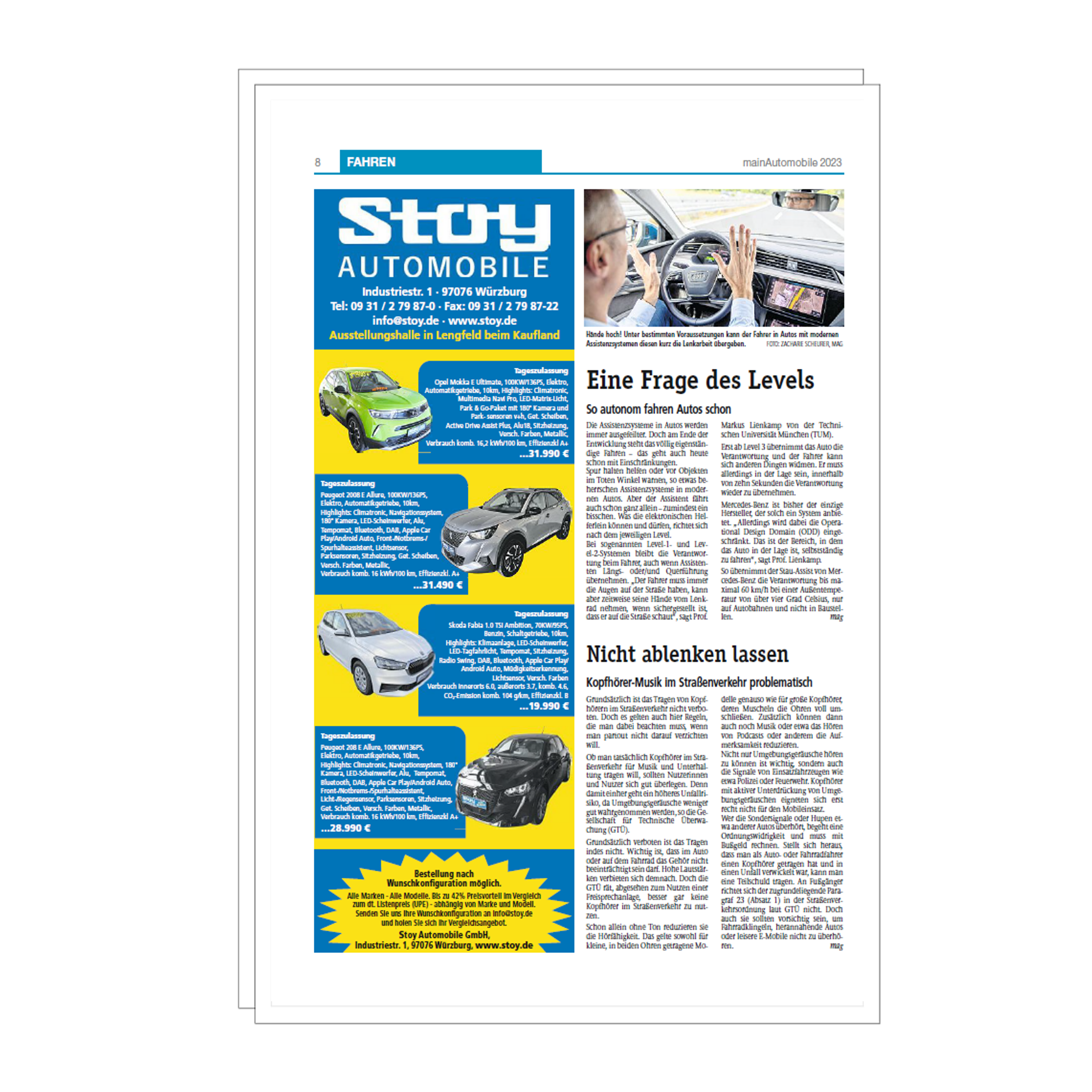 Halbseitige Anzeige hoch – Bild 2